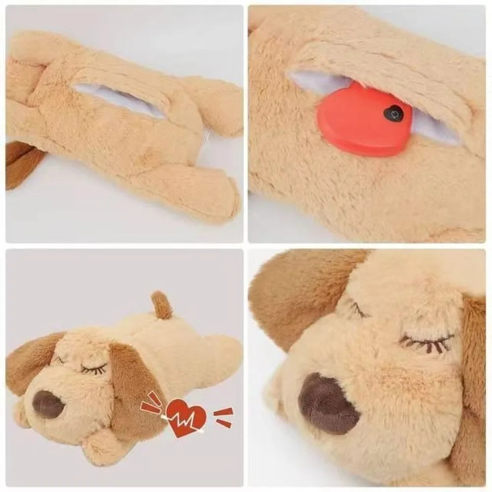 Pelúcia Calmante com Batimento Cardíaco para Cães